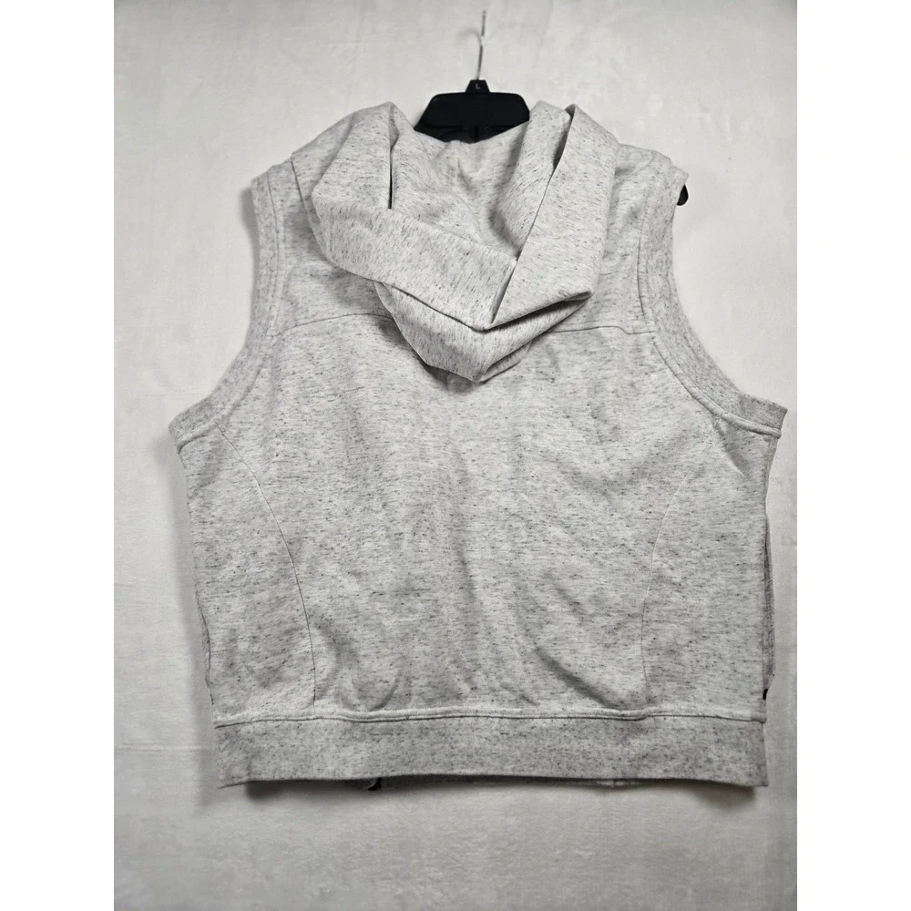Nike Tech Fleece Sleeveless Full Zip Hoodie Vest Grey 689067-121‎ Mens XL